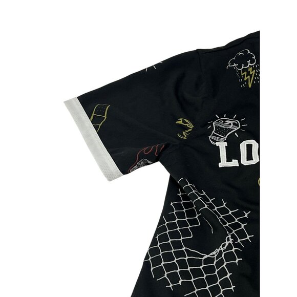 Rue21 Los Angeles Graphic Baseball Jersey Button-Up S Short Sleeves Athleisure - Picture 8 of 16